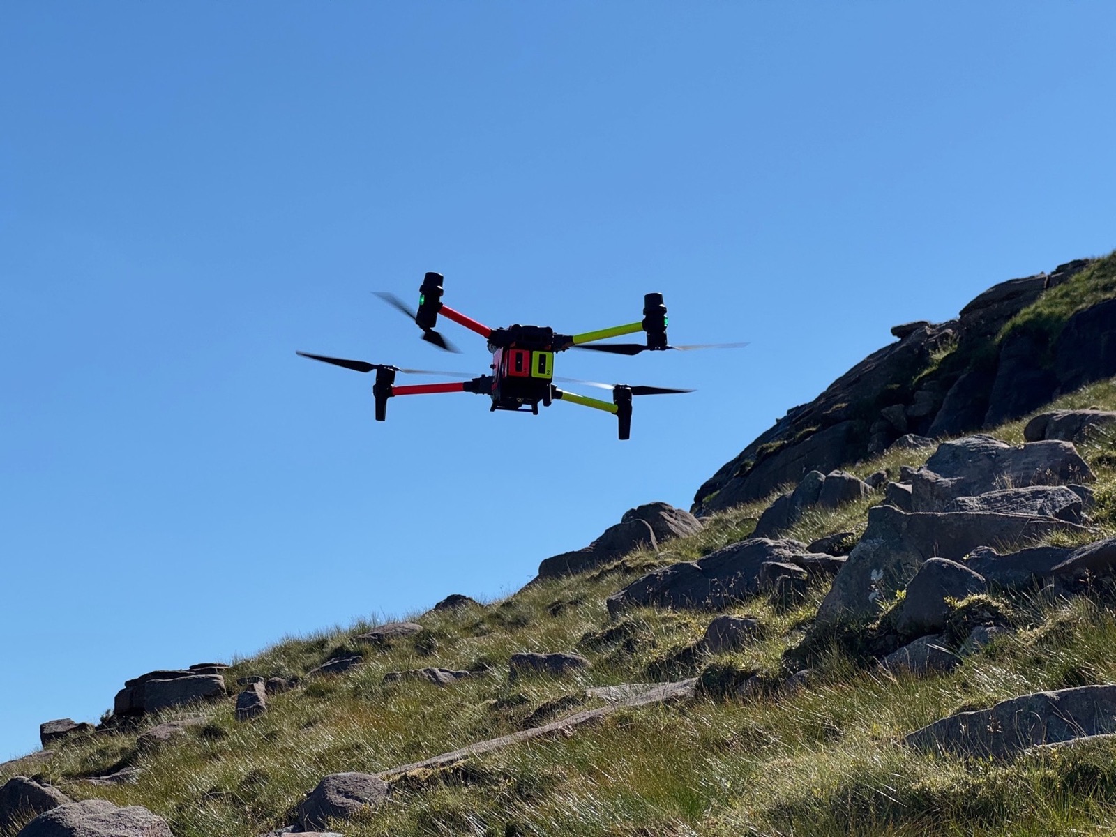 Advanced sensor equipment and drone technology